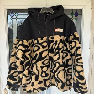 Parks Project Black and Tan Fleece Jacket